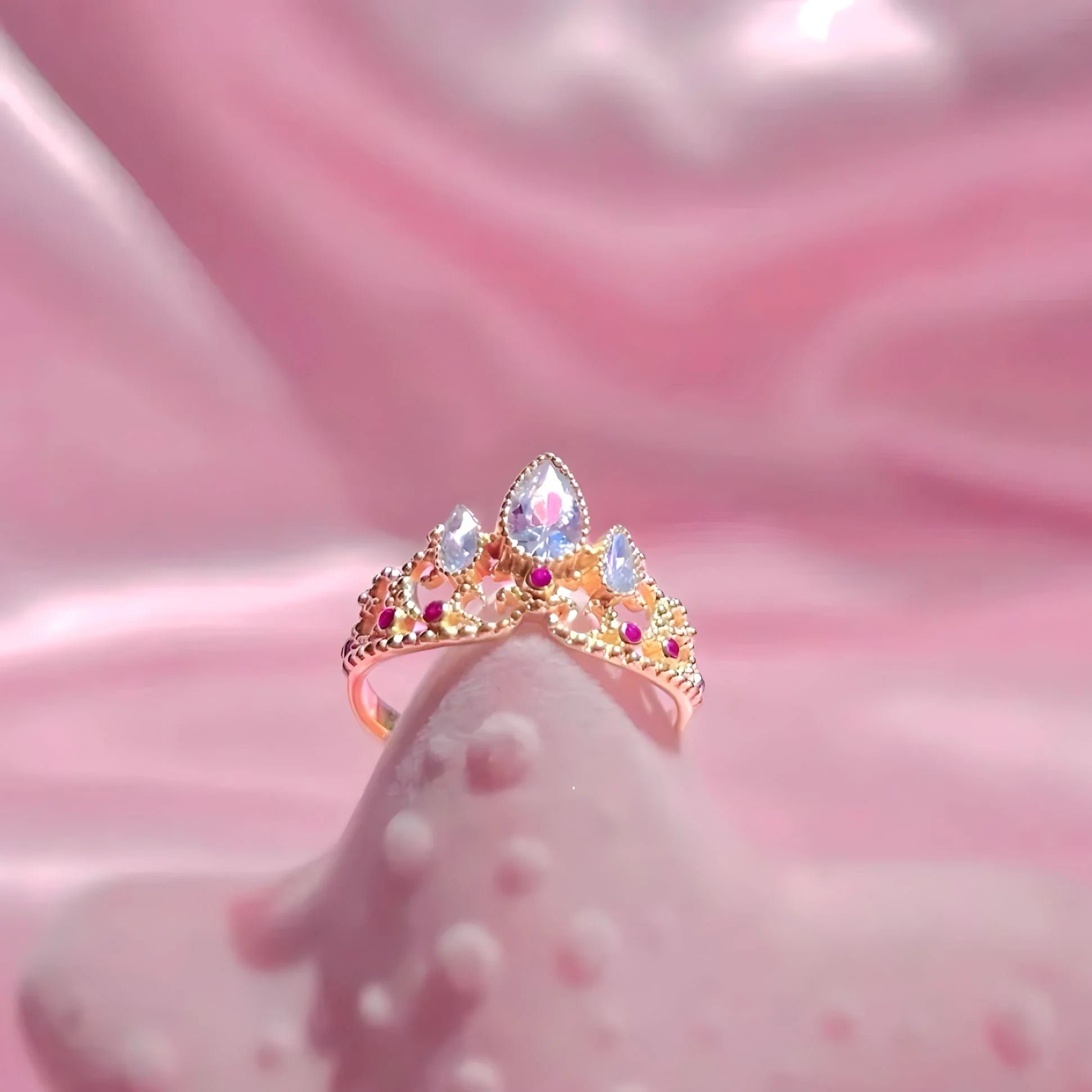 Twilight Tresses Crown Ring
